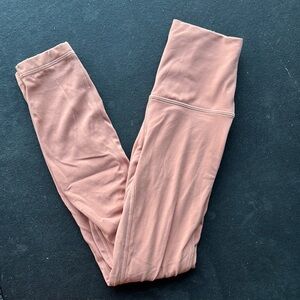 Size 0 Lululemon Align Nude / Pink Leggings